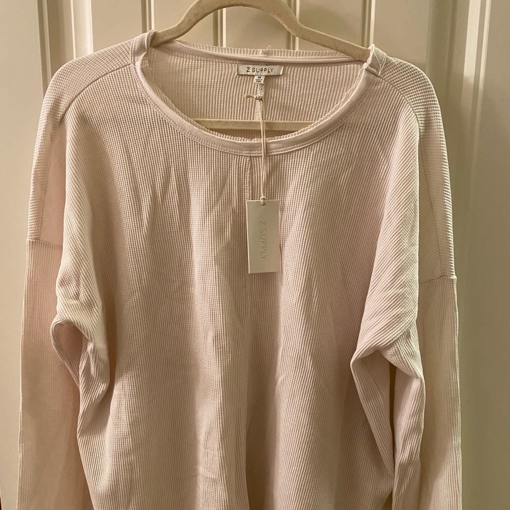 Z Supply Val Thermal Sandstone. Brand New. Size M.